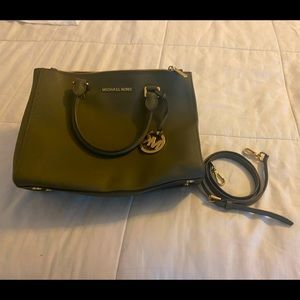 Olive Green Michael Kors medium satchel. Gently used